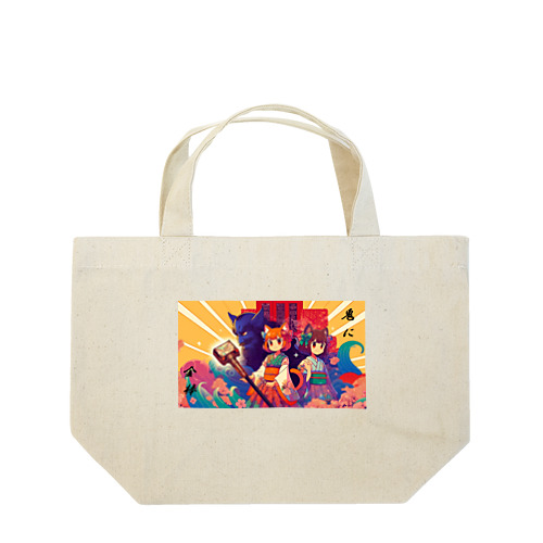 ことわざ物語：鬼に金棒 Lunch Tote Bag