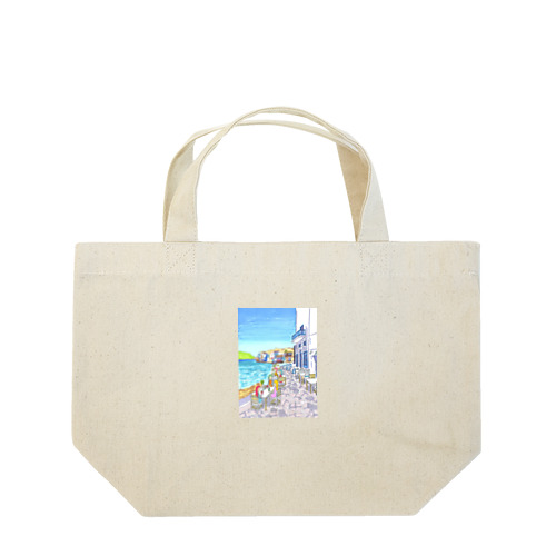 エーゲ海カフェガールズ Lunch Tote Bag