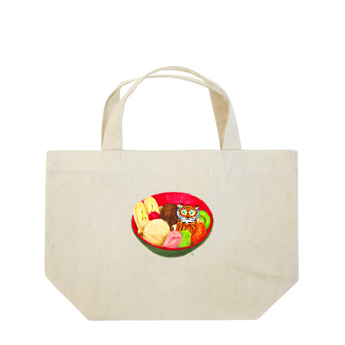 クリームあんみつとトラちゃん Lunch Tote Bag