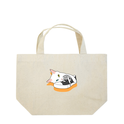 戯れキャット　オッドアイ Lunch Tote Bag