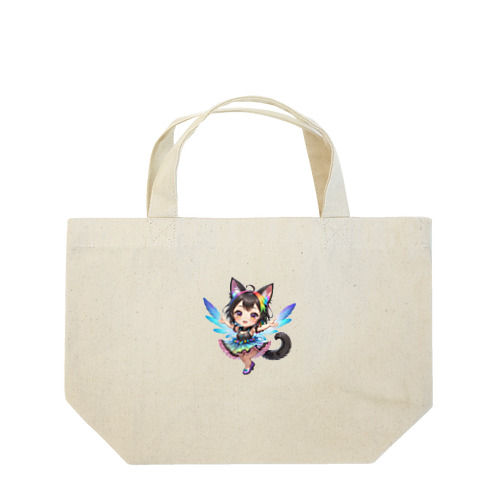 妖精のハロウィンフェス（黒猫2） Lunch Tote Bag