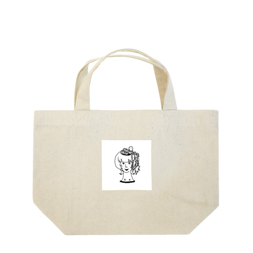 頭の中は多肉！ Lunch Tote Bag