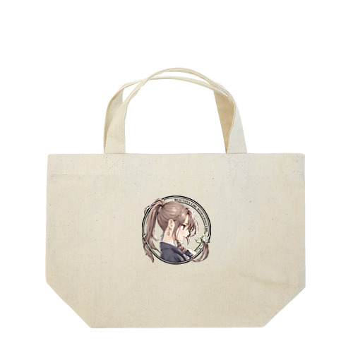 ポニーテール美少女図鑑アイコン Lunch Tote Bag