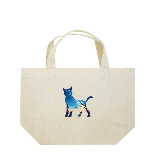 星空と猫_002 Lunch Tote Bag