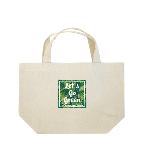 Let's Go Green with Island Leaf Palau ランチトートバッグ
