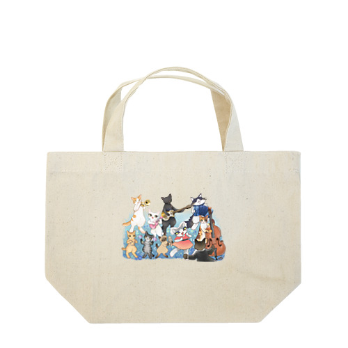 Bグループネコの森の音楽会 Lunch Tote Bag