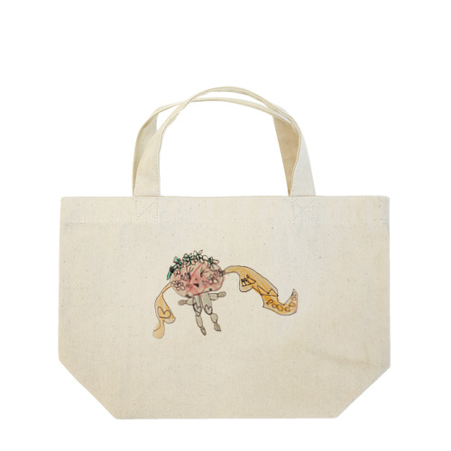 【子どもの絵】花かんむりガール Lunch Tote Bag