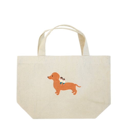 Kids on the dog Lunch Tote Bag