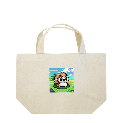 ドット絵のピグミーハリネズミ Lunch Tote Bag