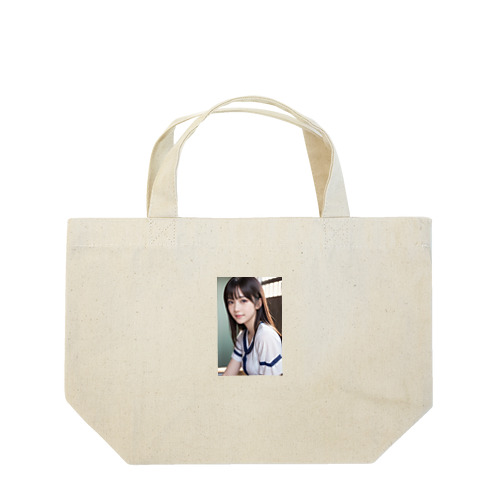 美女との出会い Lunch Tote Bag