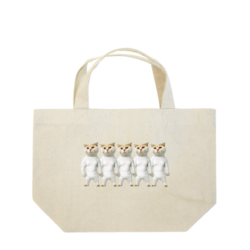肌着の猫たち Lunch Tote Bag