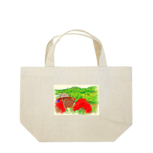 【タケルとバラ】 Lunch Tote Bag