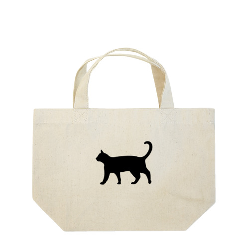 黒猫は見ていた　ねこ Lunch Tote Bag