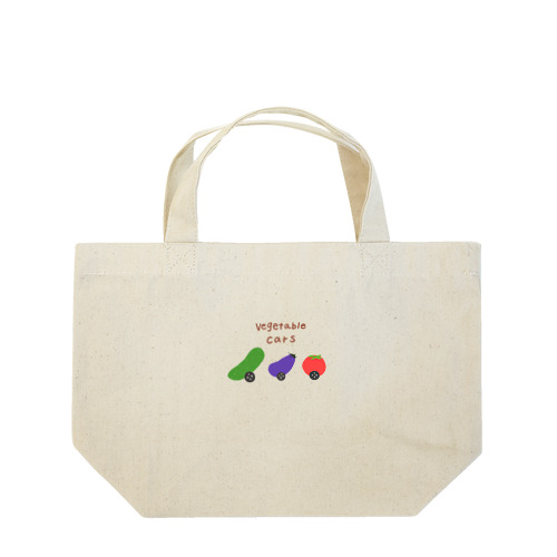 vegetable cars🥒🍆🍅ランチバッグ Lunch Tote Bag