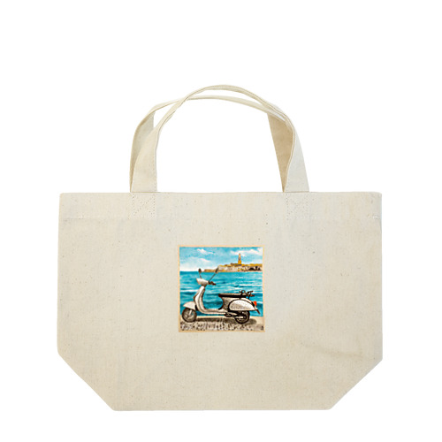 原動付き自転車 Lunch Tote Bag