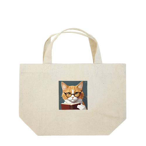 秘書猫丸 Lunch Tote Bag