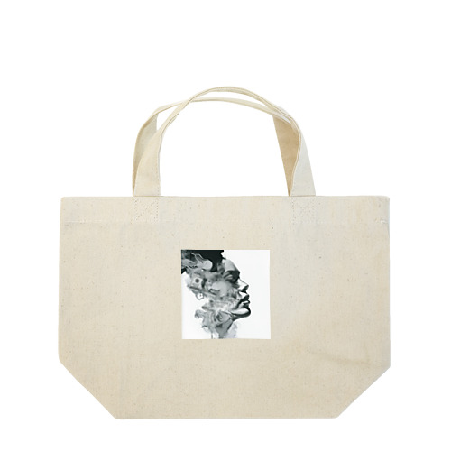 アート「女性の横顔」 Lunch Tote Bag