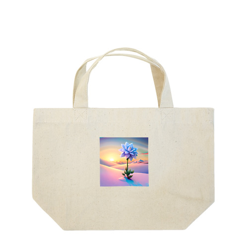 雪原の雪花 Lunch Tote Bag