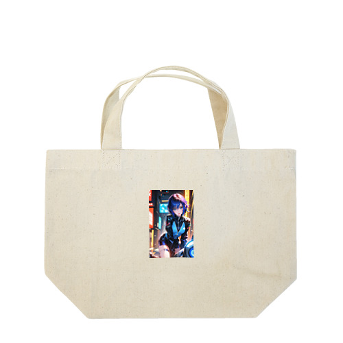 サイバーパンク　2次元美少女 Lunch Tote Bag