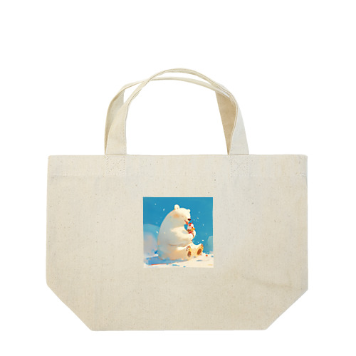 シロクマくんのおやつ Lunch Tote Bag