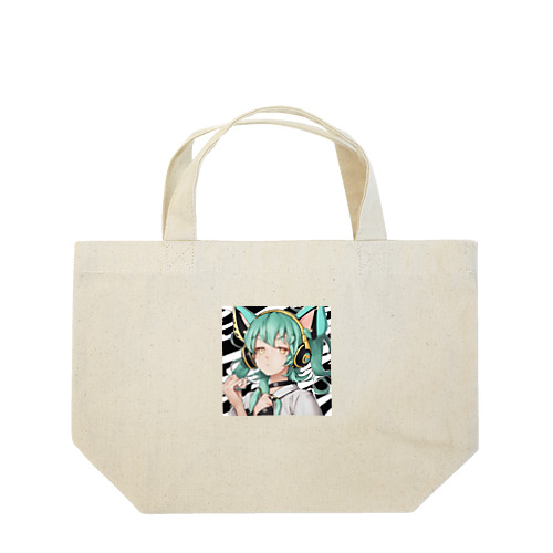 VOCALOID風 猫耳ちゃん Lunch Tote Bag