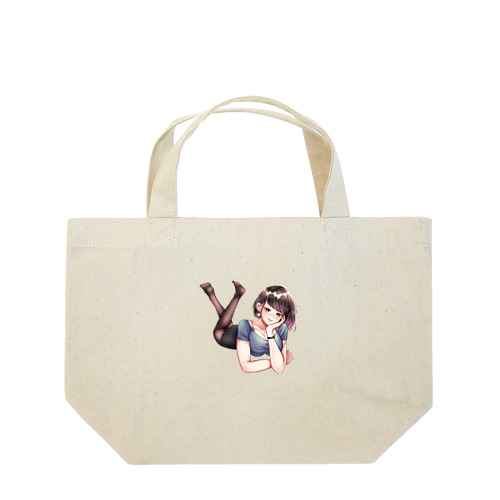 大人雰囲気のお姉さん一ノ瀬彩(中の人)(c)せったー Lunch Tote Bag