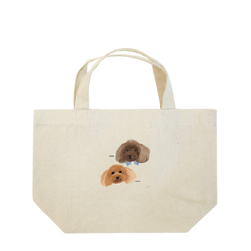 いぬのベティさんとネネさん Lunch Tote Bag