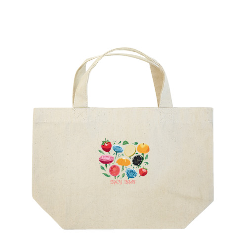 ファンシーフルーツフラワー Lunch Tote Bag