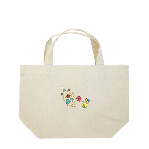 鼻ペチャクリスマス　パグ Lunch Tote Bag