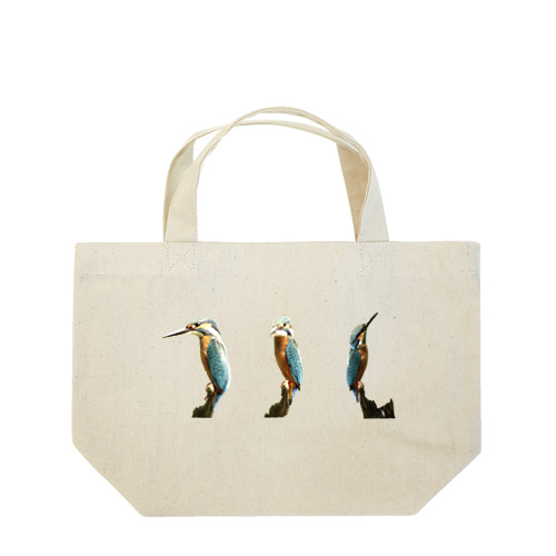 カワセミ三様 Lunch Tote Bag