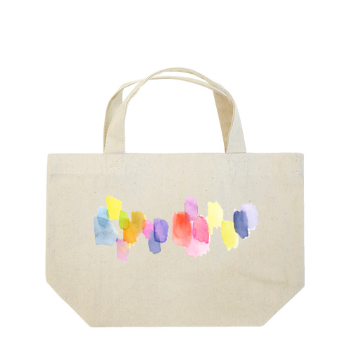 水彩ペイント・カラフルその2 Lunch Tote Bag