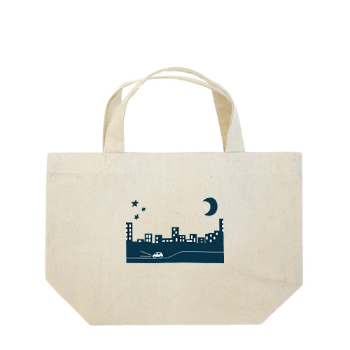 夜街ドライブ Lunch Tote Bag