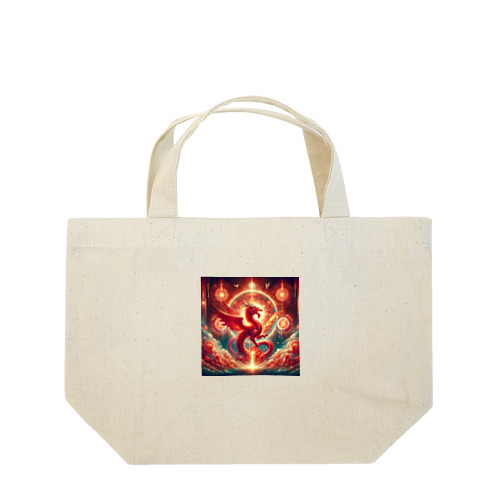 赤い龍神さま Lunch Tote Bag
