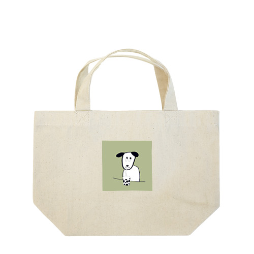 ミルクティーが好きな可愛い子犬 Lunch Tote Bag