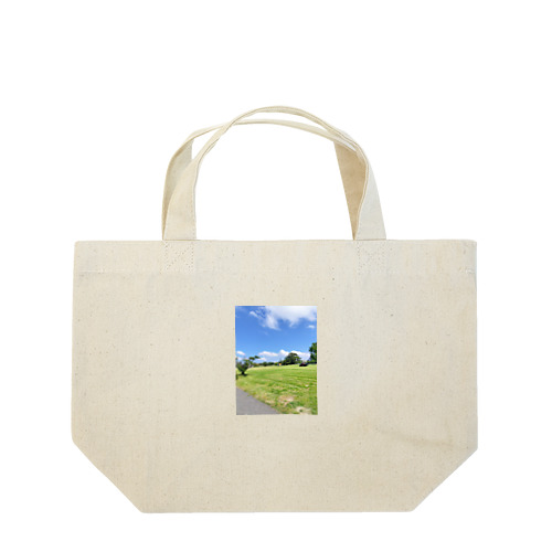 ある晴れた日の切り取り Lunch Tote Bag