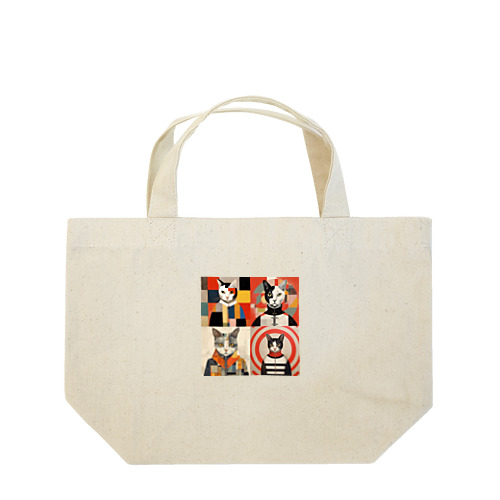 バウハウスにゃん Lunch Tote Bag