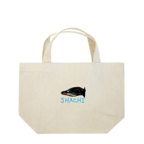 息子が描きそうなシリーズ:シャチ Lunch Tote Bag