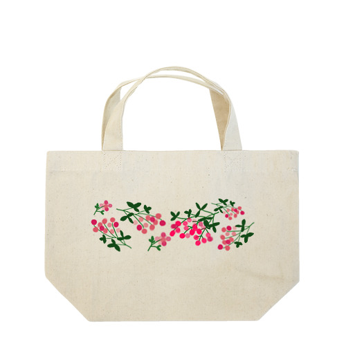 ボタニカル ベリーの花 増量版 ランチトートバッグ