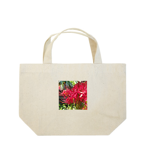 赤いひがんばな Lunch Tote Bag