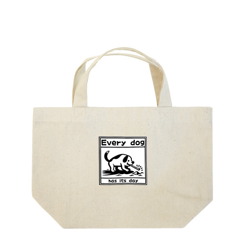 犬も歩けば棒に当たる(Every dog has its day) Lunch Tote Bag