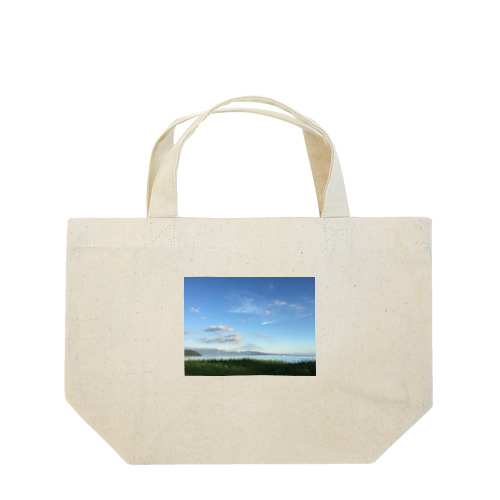 あおぞらとびわこにいやされます。 Lunch Tote Bag