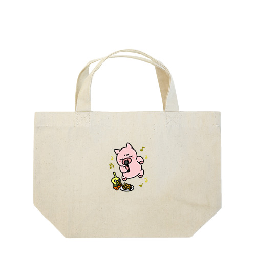 こぶしを回す Lunch Tote Bag