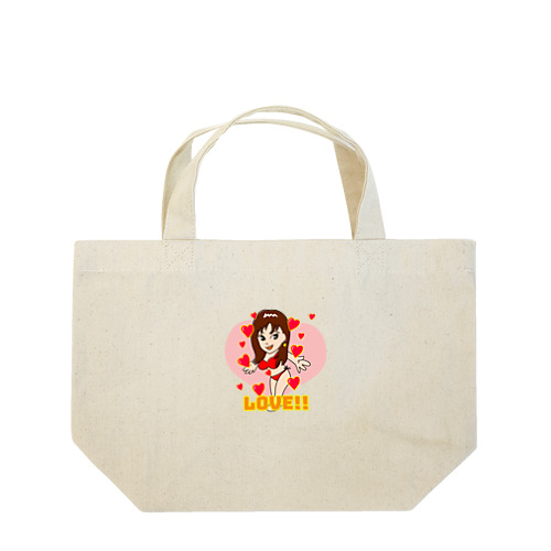 ラジオディレクターりかちゃん Lunch Tote Bag