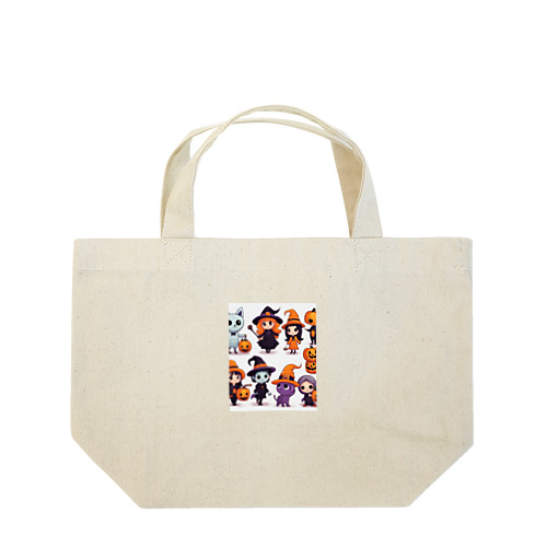 たくさんのかわいいハローウィーンキャラクター② Lunch Tote Bag