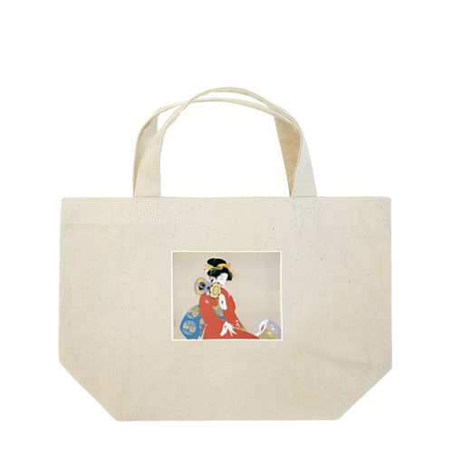 Ukiyoe  浮世絵　上村松園・鼓の音 Lunch Tote Bag