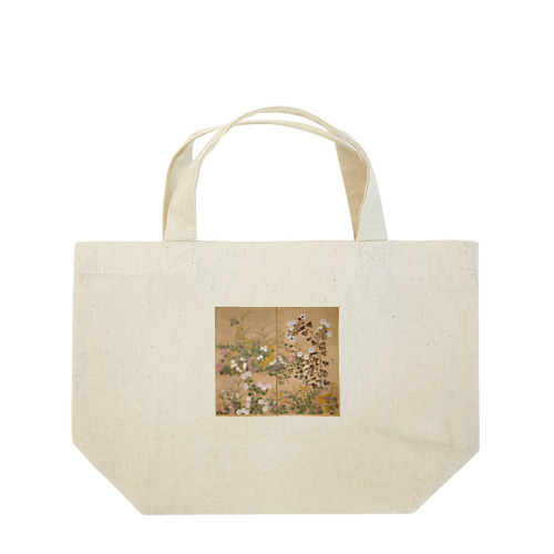 日本画：尾形光琳_秋草図 右隻 Lunch Tote Bag