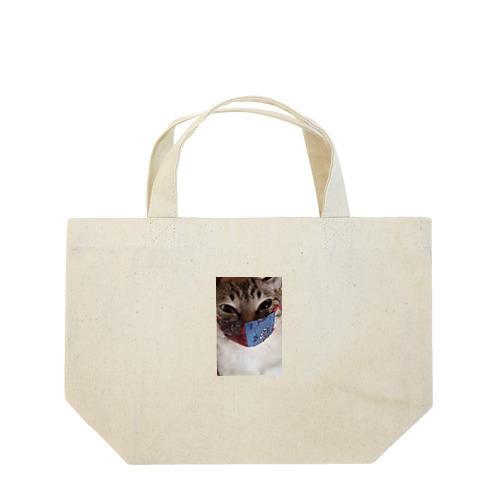 マスクにゃん🐾 Lunch Tote Bag