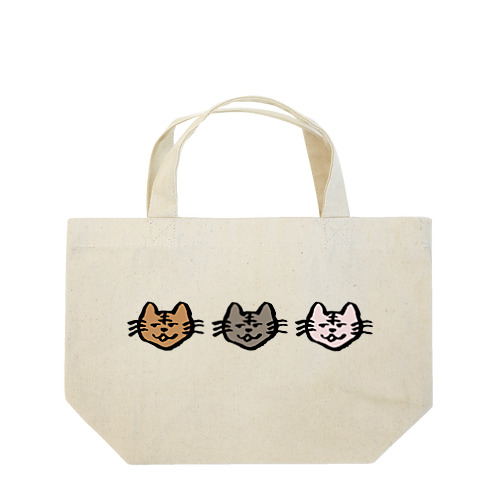 ねこ様　黒 Lunch Tote Bag