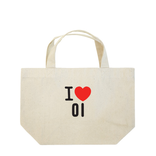 I LOVE 이-I LOVE 李・イ- ロゴ Lunch Tote Bag