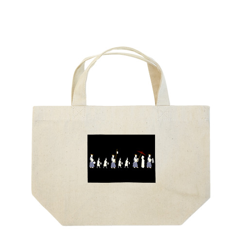 狐の嫁入り行列 Lunch Tote Bag